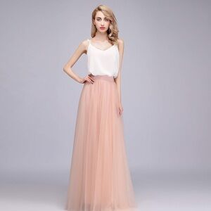Tulle Pink Maxi Skirt